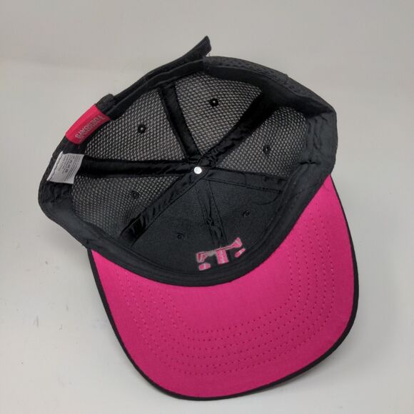 T Mobile Tuesdays Cell Phone Black Pink Adjustable Hat Embroidered OSFA Logo - Picture 9 of 11